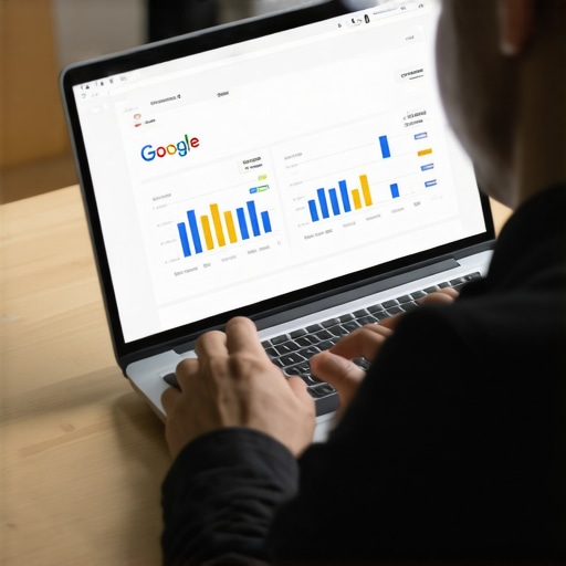 Person editing a Google Business Profile on a laptop for local SEO success