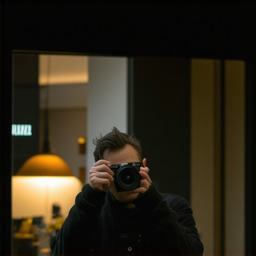 Photographer taking clear, attractive photos of a local storefront for GBP