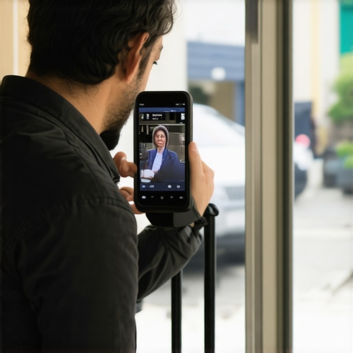 Owner capturing store photos for Google Business Profile
