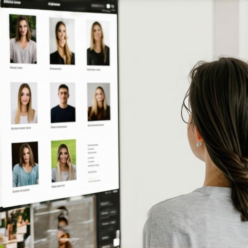 Optimizing GBP with visuals and reviews Person editing and uploading photos to Google Business Profile