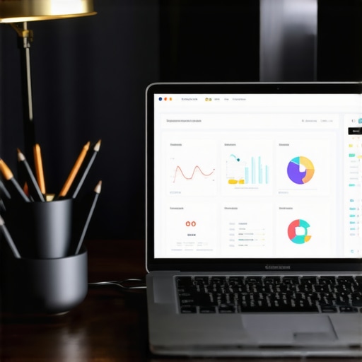 Tools for GBP Maintenance Laptop screen displaying local SEO and review management dashboards.