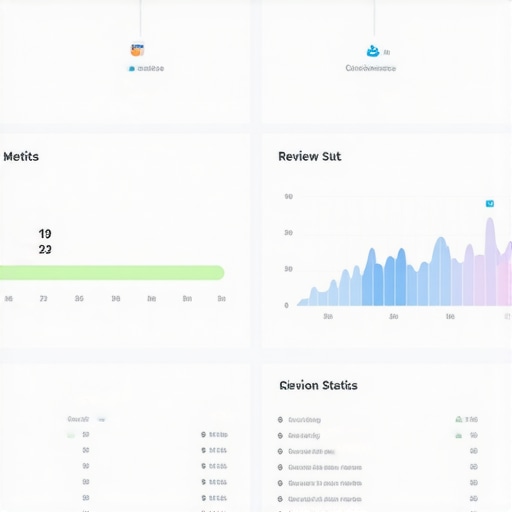Digital dashboard displaying Google Business Profile analytics and local SEO metrics.